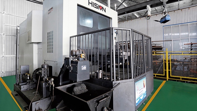 CNC machining center used for magnesium-alloy downhole-tool components
