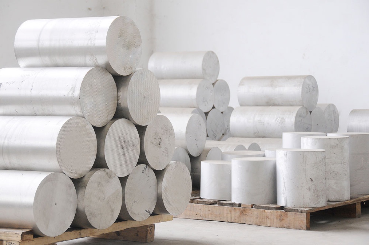 Magnesium-alloy billets ready for processing